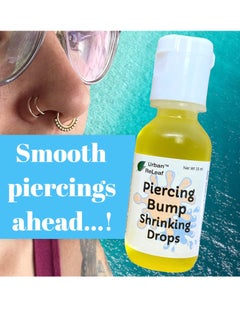 Urban ReLeaf Urban ReLeaf Piercing Bump Shrinking Drops! Keloid Bumps Gentle Effective Aftercare Solution. Natural Essential Oils. Fast Removal Help for Scars Nodules Cartilage Nose Ear Spots. Clean Soothe  - Image 4
