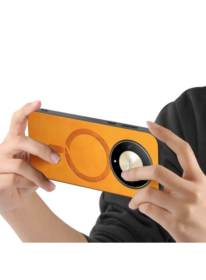 ماتريكس جراب مغناطيسي غير لامع لهاتف Honor X9b / Magic6 Lite 5G، نحيف وناعم، مقاوم للصدمات وبصمات الأصابع - Image 4