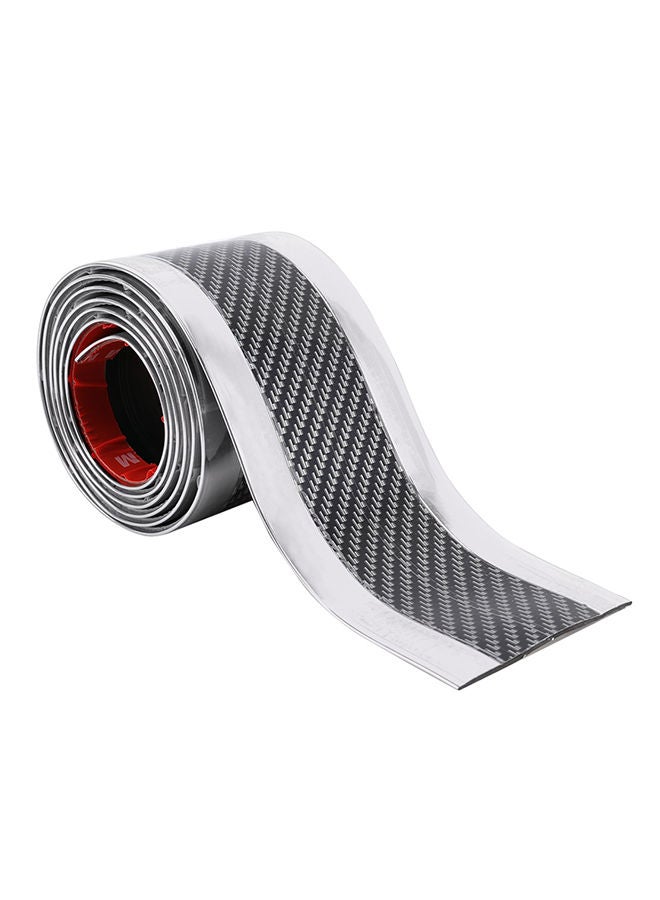 NIBEMINENT Universal Electroplate Carbon Fibre Car Door Threshold Decoration Strip Decorative Sticker
