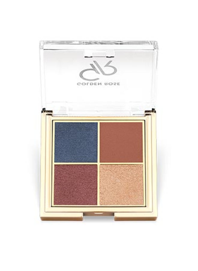 جولدن روز مجموعة ظلال العيون GR Quattro 03 BLUE CHARM 