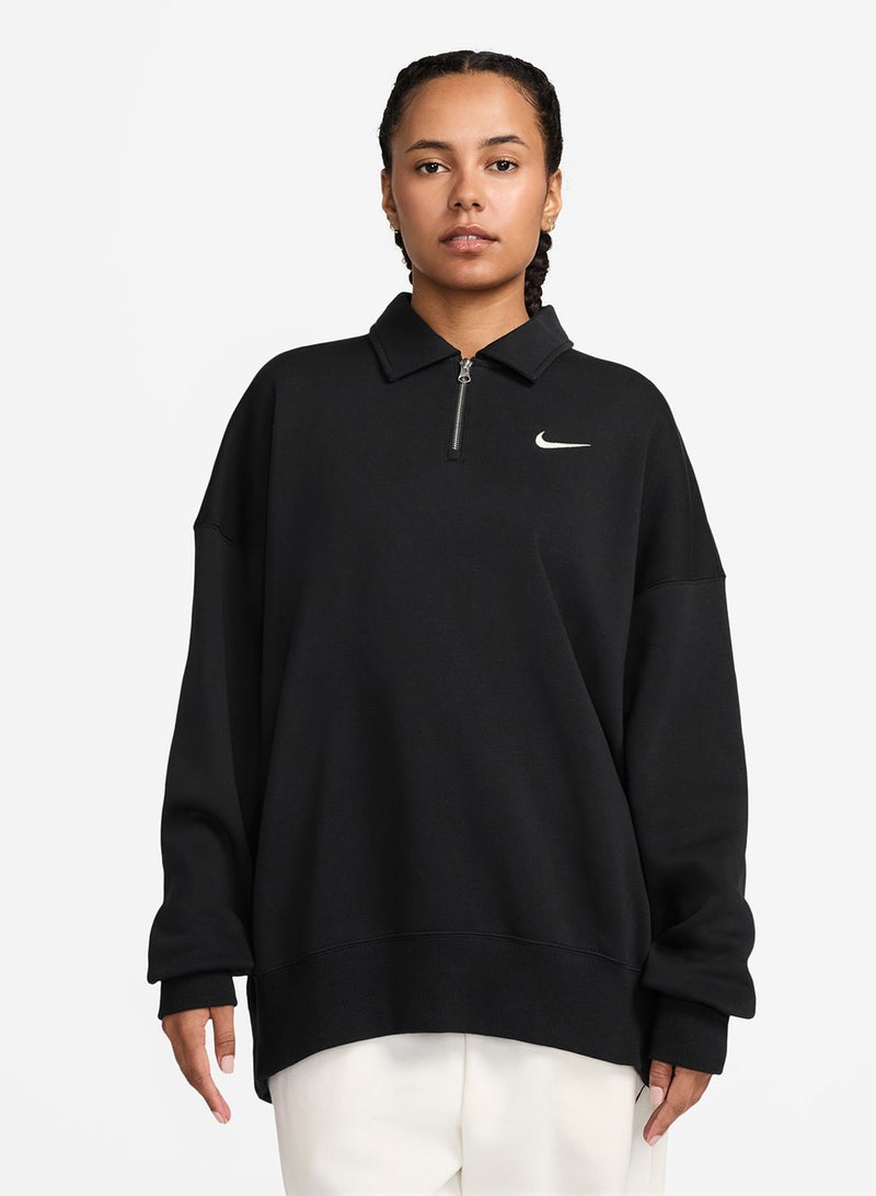 Nike Nsw Fleece Oversized Sweatshirt - Image 1