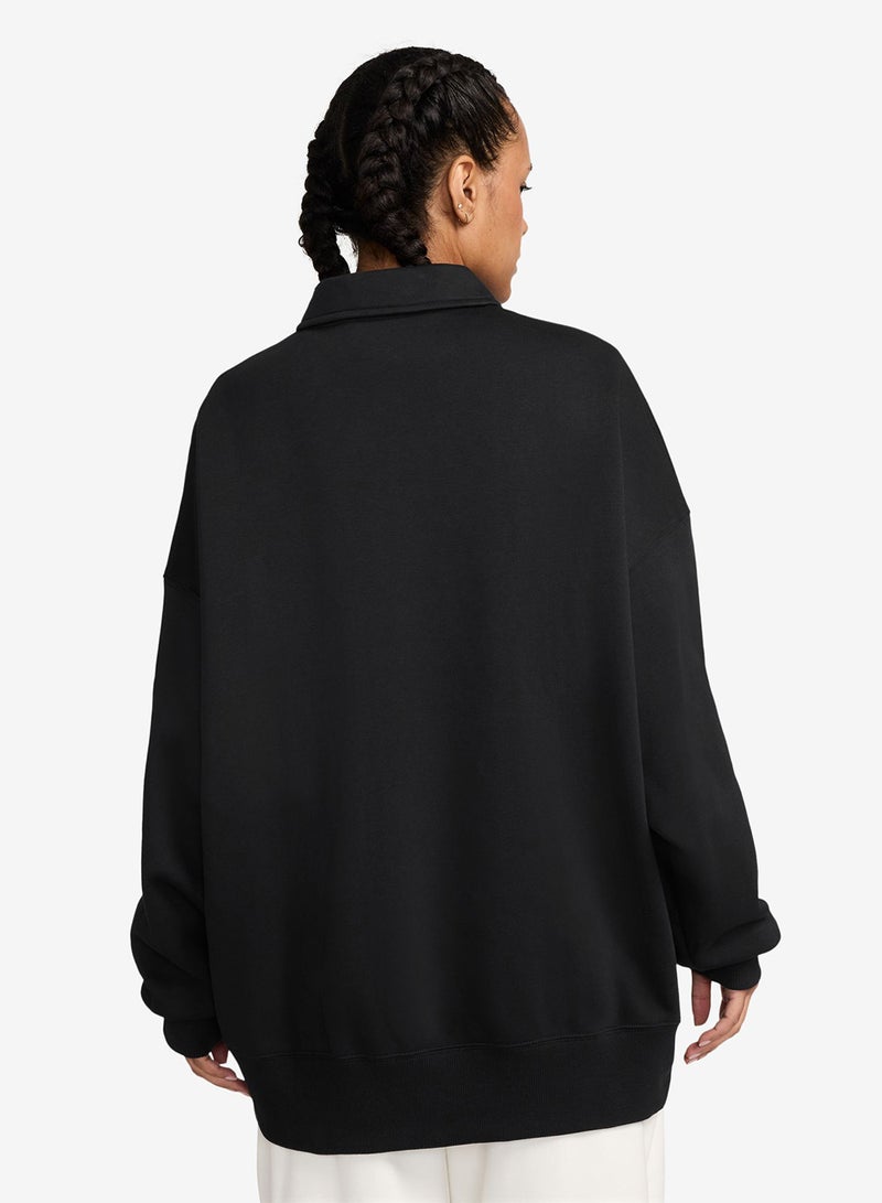 Nike Nsw Fleece Oversized Sweatshirt - Image 2