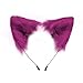 SMILETERNITY Handmade Fox Wolf Cat Ears Headwear Costume Accessories for Halloween Christmas Party Purple - Image 3