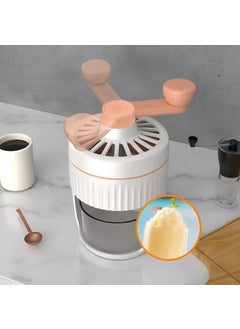 DAYANIDHI Dayanadhi Ice Shaving Machine Portable Ice Crusher for Smoothe Shakes Cocktail Hand Shaved Ice Machine for Outdoor Indoor use Easy to opertate Ice Shaver BPA Free Healthy Ice Crusher Multi1Pcs  - Image 3