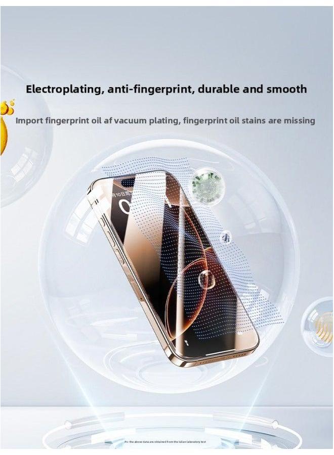 For Iphone13/16 Tempered Film Iphone 15Pro Max Mobile Phone 16Pro X Full Screen 14-Colour:✅[ultra-clear 9d丨full Coverage 3 Times Anti-fingerprint] 2 Pieces—free Applicator + Damage Compensation Guarantee-Size:For 13 - Image 3