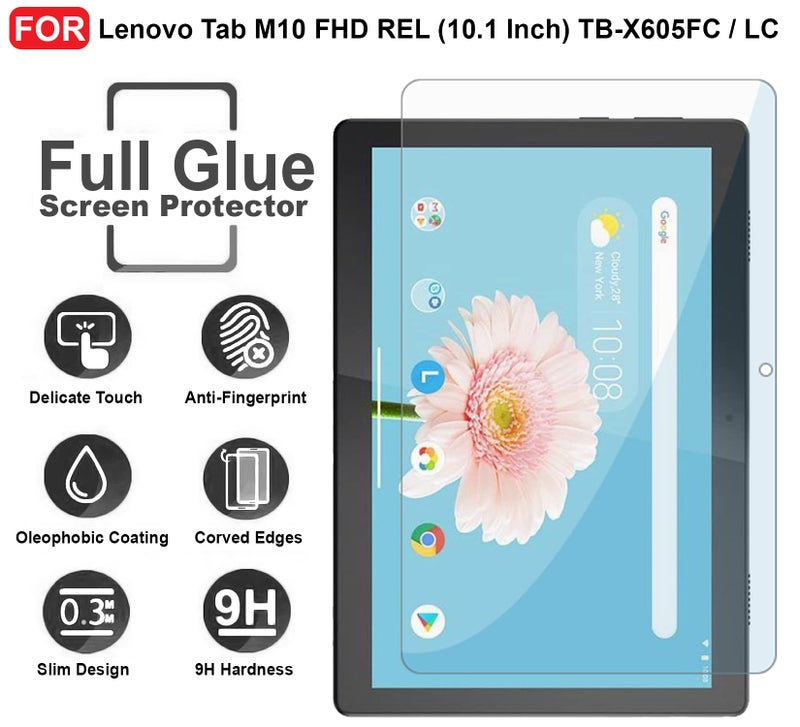 CEDO Lenovo Tab M10 FHD REL (10.1 inch) Tempered Glass | Screen Protector Clear Tempered Glass for Lenovo Tab M10 FHD REL (10.1 inch) TB-X605FC / LC - Image 5