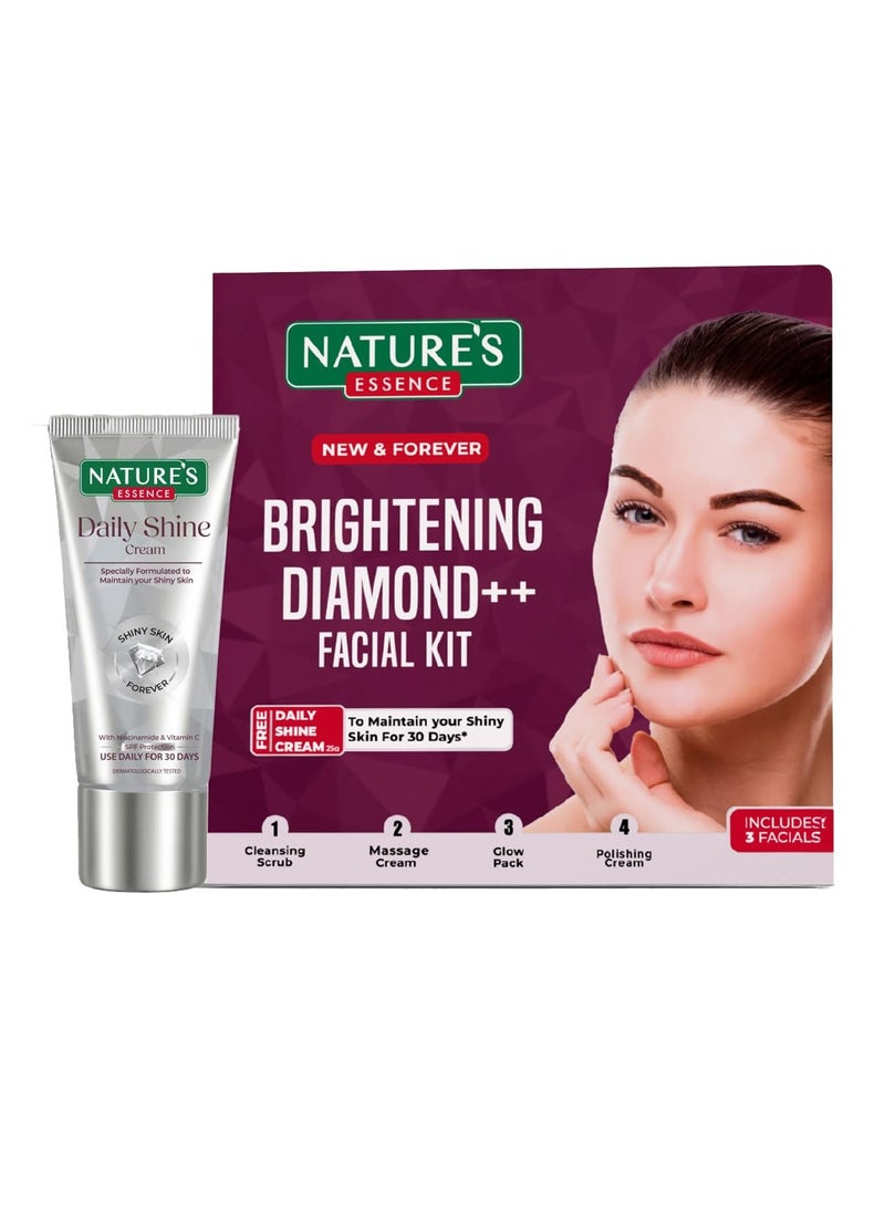 نيتشرز إيسنس مجموعة ناتشرز إسنس لتفتيح البشرة بالماس، 3 استخدامات، أبيض، 75 جم، ماسي - Image 3