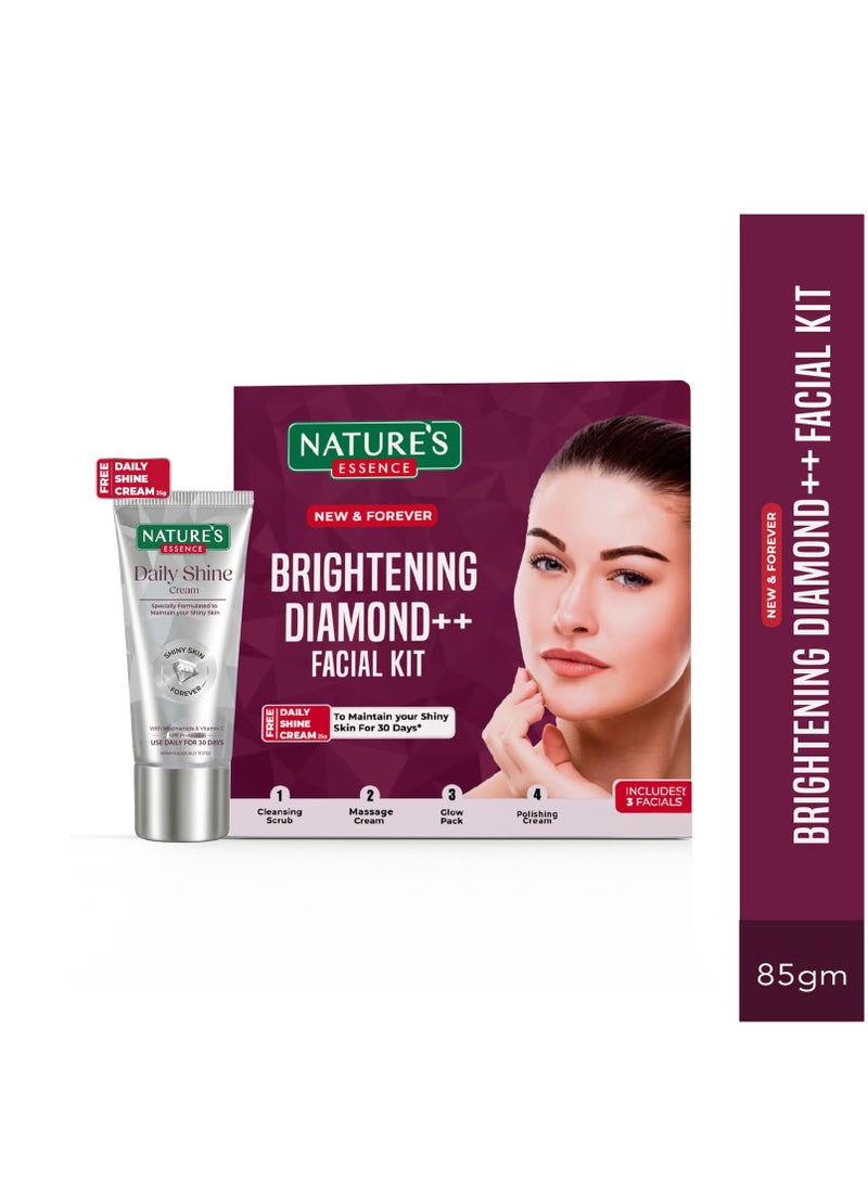 نيتشرز إيسنس مجموعة ناتشرز إسنس لتفتيح البشرة بالماس، 3 استخدامات، أبيض، 75 جم، ماسي - Image 4