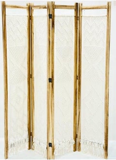 Generic Foldable Room Divider Macramé 170*42*175cm.  - Image 1