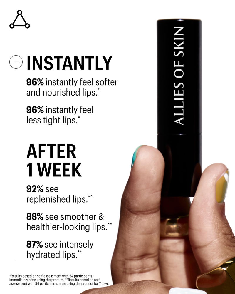 Allies of Skin Peptide & Ceramide Repair Lip Balm with Palmitoyl Tripeptide-5, Ceramide NP, Sea Buckthorn Oil, Avocado and Sunflower Seed Oil, Shea Butter, Vitamin C & E. 3.8g/ 0.13 oz - Image 3