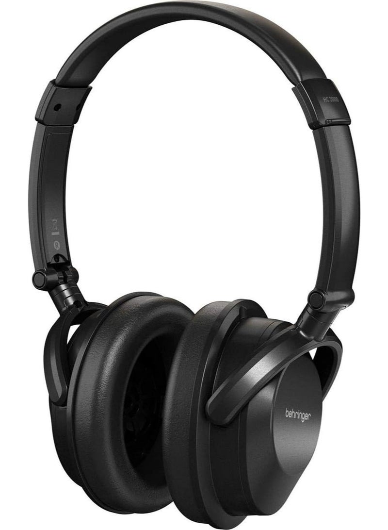 Behringer HC 2000 Studio Monitoring Headphones – 40mm Dynamic Drivers, 20Hz-20kHz Frequency Response, Closed-Back Design, Foldable & Compact, Padded Earcups, For Music Production & Broadcast Editing - Image 5