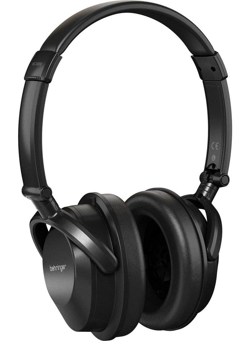 Behringer HC 2000 Studio Monitoring Headphones – 40mm Dynamic Drivers, 20Hz-20kHz Frequency Response, Closed-Back Design, Foldable & Compact, Padded Earcups, For Music Production & Broadcast Editing - Image 3