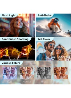 TANGBLIB 4K Digital Camera for Photography, 32GB TF Card, 48MP Autofocus Vlogging Camera for YouTube with 3'' 180°Flip Screen, 16X Digital Zoom Anti-Shake Compact Travel Camera  - Image 4