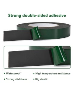 Y&D Foam Tape, Double Sided Waterproof Mounting Adhesive Sponge Tape for Automotive Grade Car Trims Number Plate Fixing(10M*L 2.5CM*W)  - Image 2