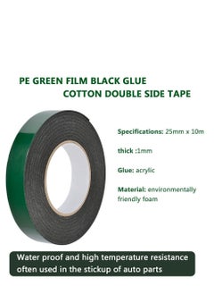 Y&D Foam Tape, Double Sided Waterproof Mounting Adhesive Sponge Tape for Automotive Grade Car Trims Number Plate Fixing(10M*L 2.5CM*W)  - Image 3