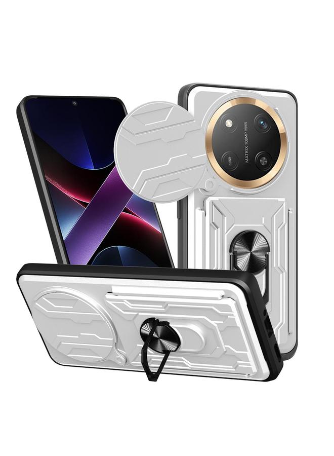 S-TOP Case For Honor X60 Pro / X9c Sliding Camshield TPU+PC Phone Case with Card Slot - Image 1