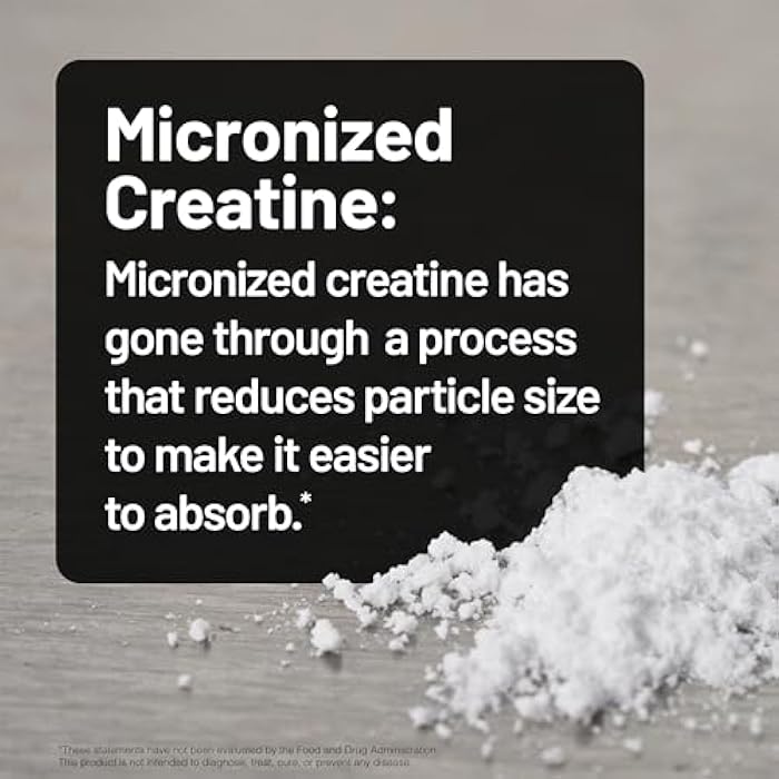 NatureWise Micronized Creatine Monohydrate Powder, 5000mg (5g) Per Serving - Creatine for Women & Men - Pure, Unflavored, Supports Lean Muscle Mass, Endurance - 100 Servings - Image 3