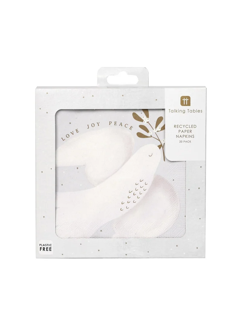 توكينج تيبلز منديل عيد الميلاد حمامة،  قطعة