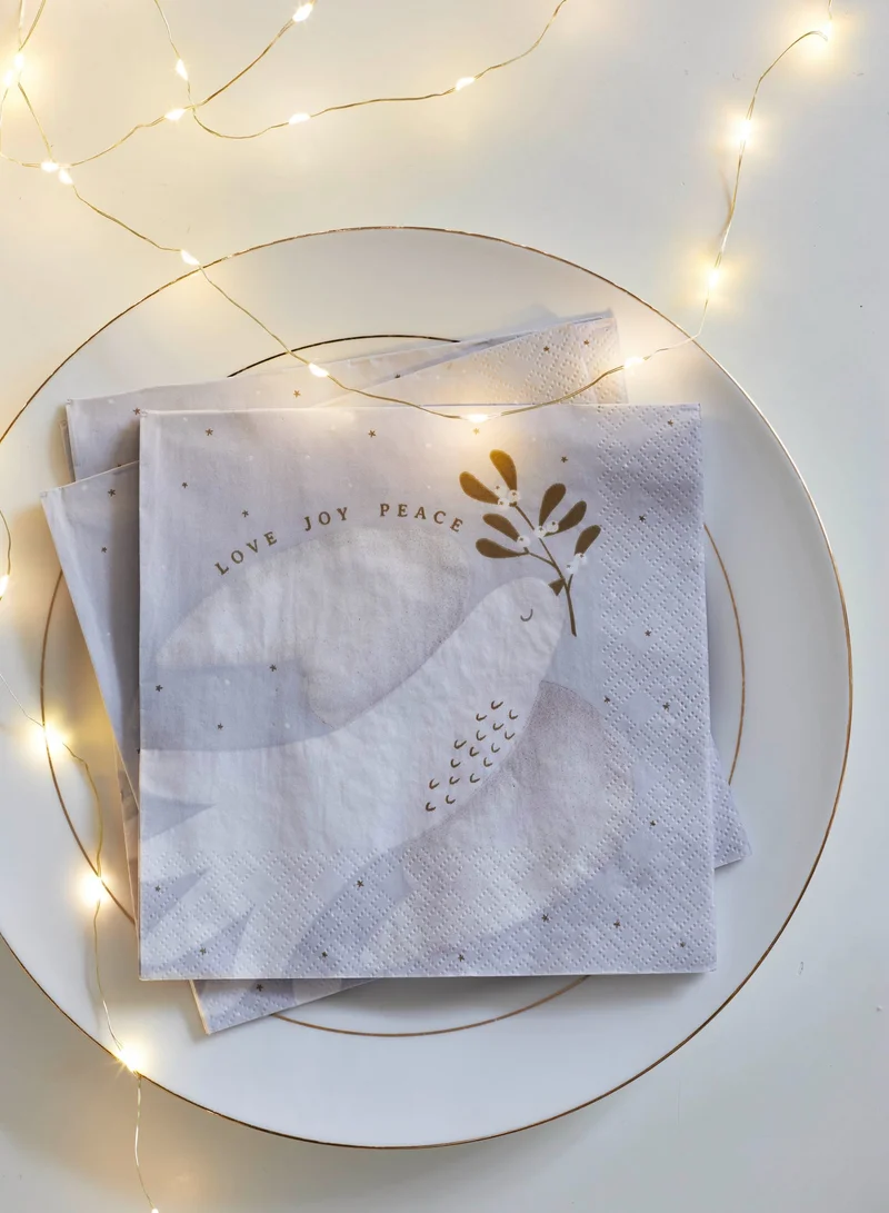 توكينج تيبلز منديل عيد الميلاد حمامة،  قطعة