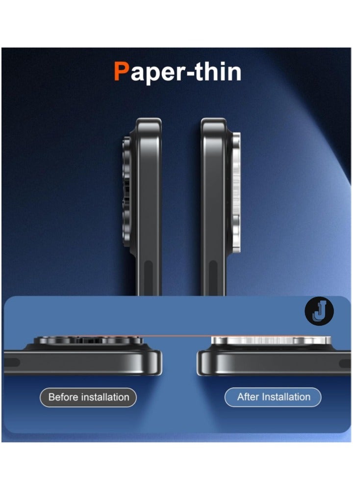 JAJEEK "2-Pack Screen Protector for iPhone 16 – Privacy & Camera Lens Protectors, 9H Hardness, Scratch-Resistant Tempered Glass, Easy Installation, Drop Protection" - Image 3