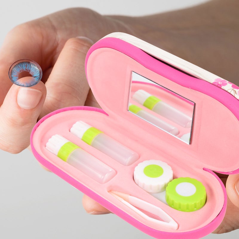 1 Set of Outdoor Eyeglass Case Portable -lens Case Household Eyeglass Box - Image 2
