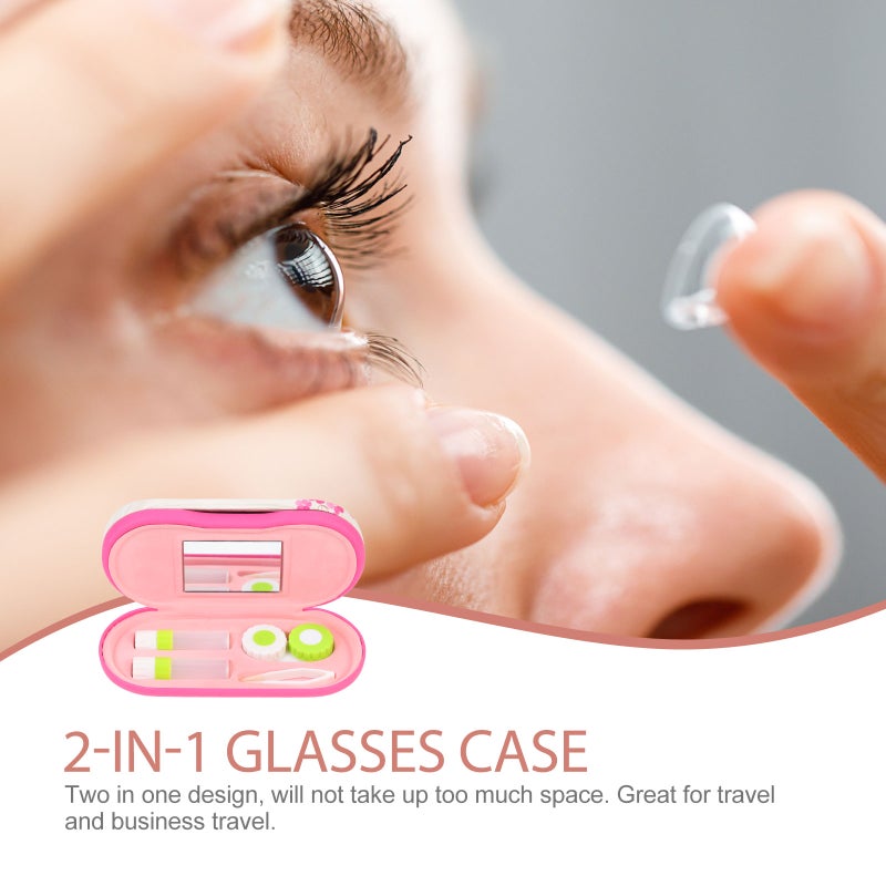 1 Set of Outdoor Eyeglass Case Portable -lens Case Household Eyeglass Box - Image 5