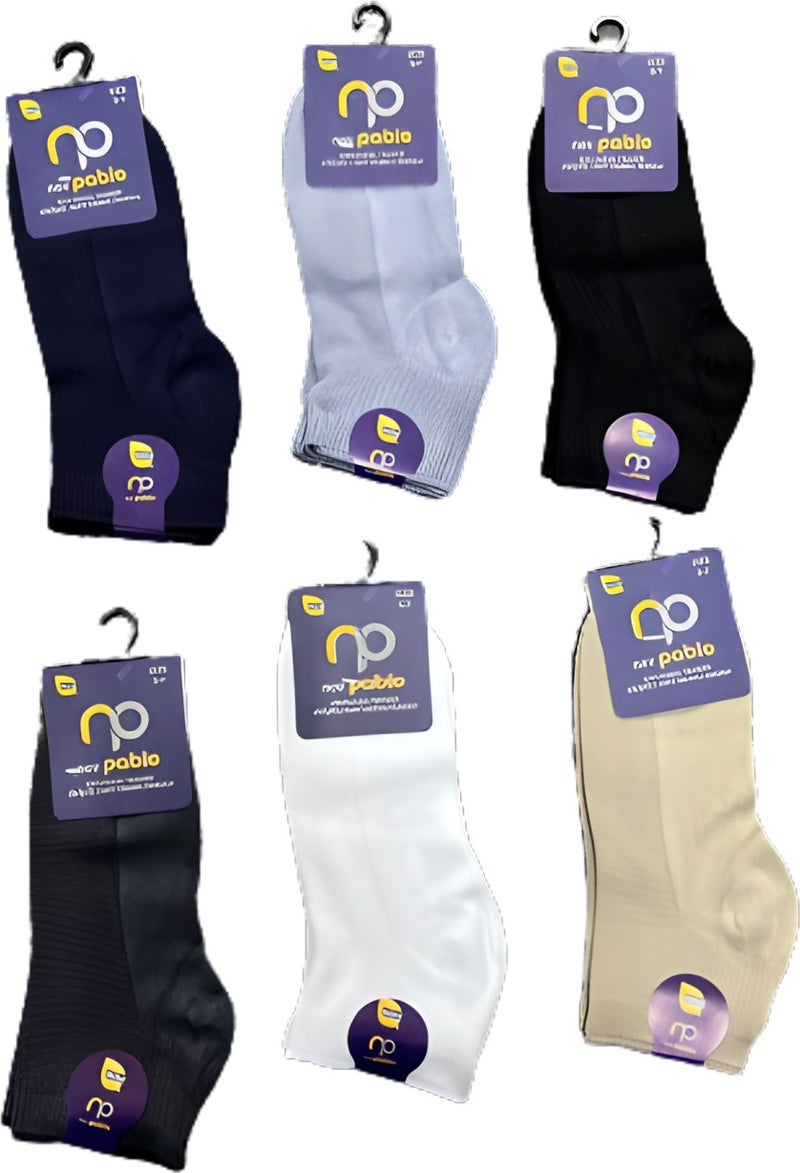 West İç Giyim Westicgiyim New Pablo 12 Pairs of Seamless Modal Booties Socks