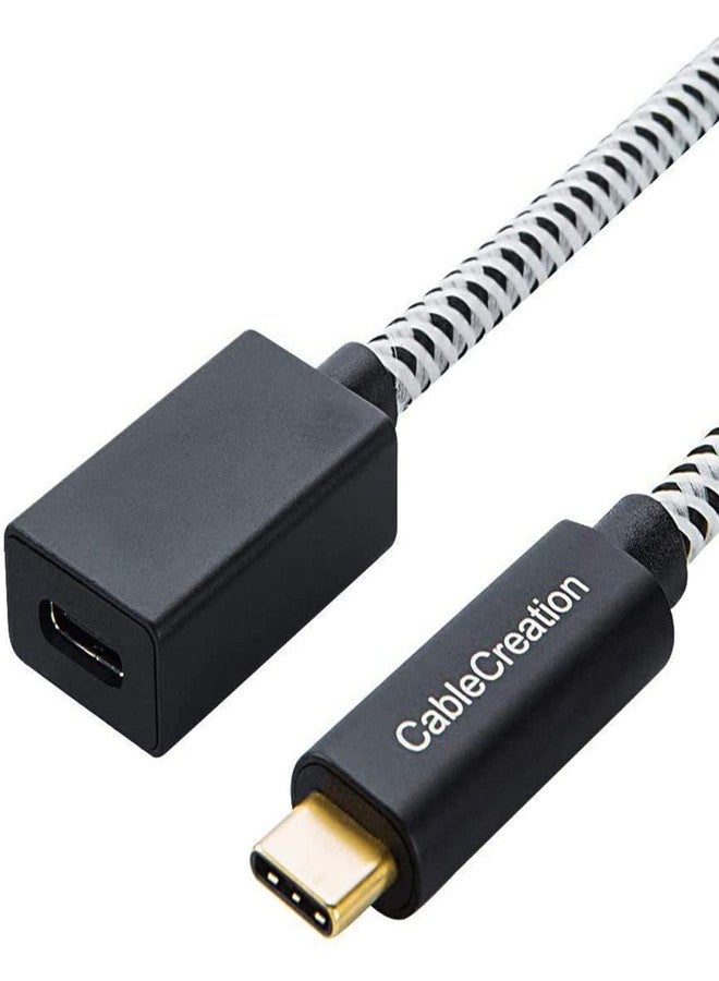 CableCreation USB C Extension Cable (USB 3.2/10Gbps), 3.3FT USB 3.1 Type C Male to Female Extension Cable, Support 4K Video Audio Transfer, Compatible with MacBook Pro, Note 8, Galaxy S23, 1M/Black - Image 1