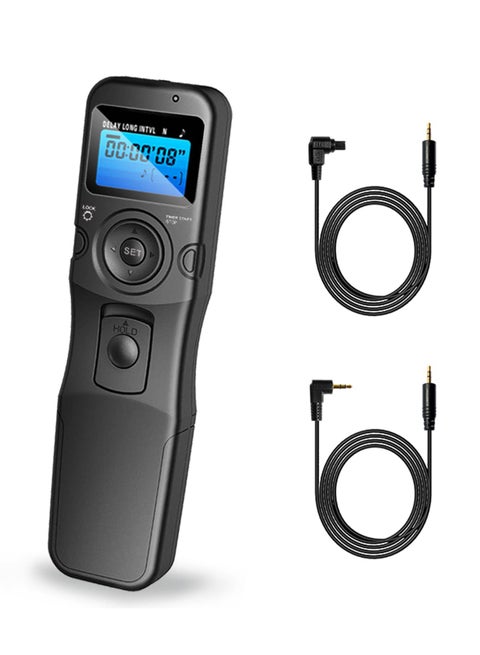 Digital Timer Remote Shutter Release Trigger Intervalometer for Canon EOS Rebel T6 T7 80D 70D 60D 60Da 77D T7i T6i T6s SL2 SL1 T5 T3 T5i T4i T3i T2i EOS R M6 M5 Cameras