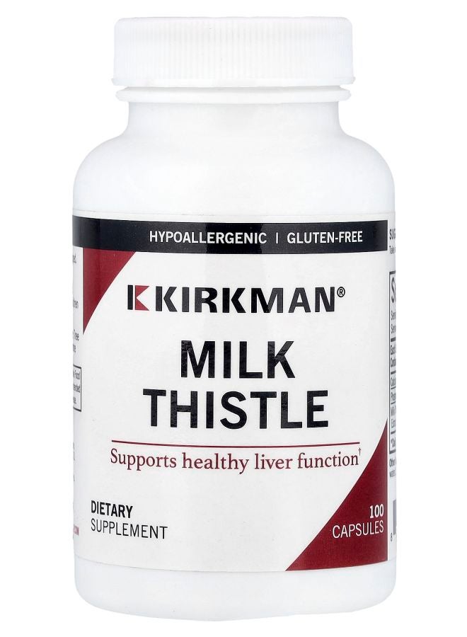Kirkman Labs Milk Thistle 100 Capsules - Image 1