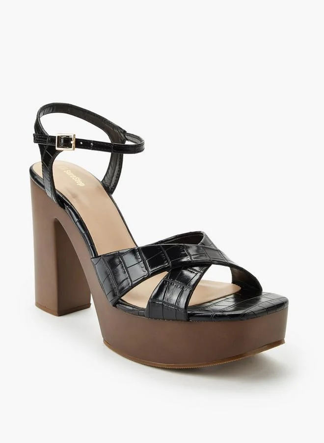 شور ستيب Women Platform Heel Sandals