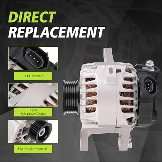 Kinwrdsn Alternator Compatible with Hyundai 2011-2017 Elantra2013-2014 Elantra CoupeCompatible with Kia 2014-2016 Forte2014-2016 Forte52012-2013 Soul11610 373002E200 - Image 5