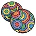 SS Worldwide Velvet Mandala Sand Art Craft Kit Includes SelfAdhesive Chipboard Mandalas 9 lbs Assorted Colored Sand Instructions for Kids Adults Project is 1014 Diameter Makes 24Black and White - Image 3