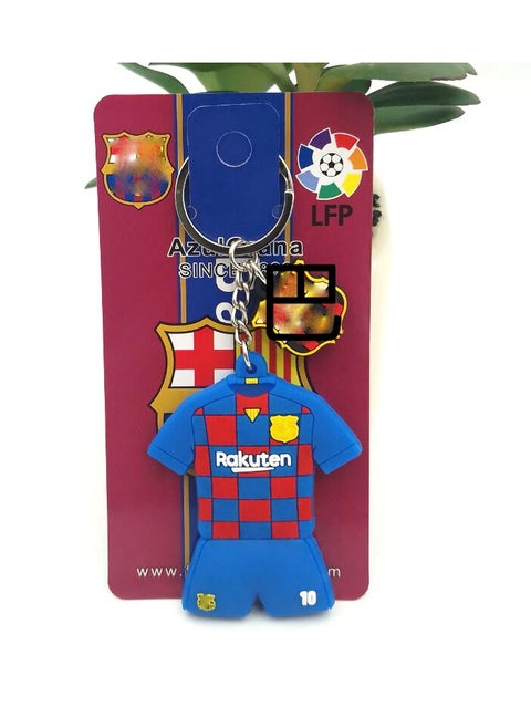 Real Madrid Have Messi Neymar Levan Haaland Jersey Keychain PVC Soft Rubber Keychain Pendant