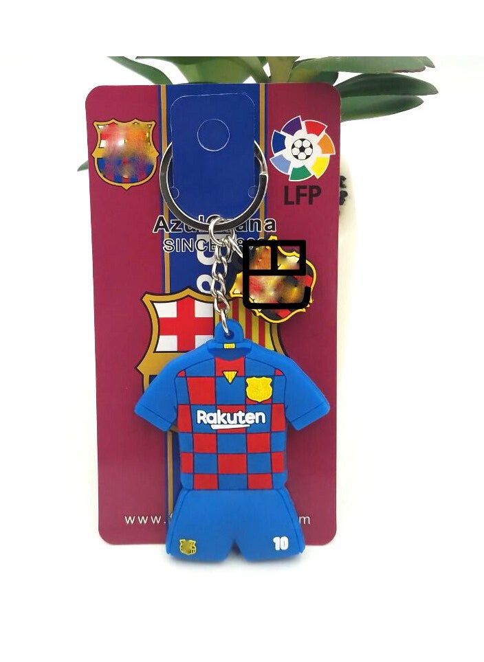Real Madrid Have Messi Neymar Levan Haaland Jersey Keychain PVC Soft Rubber Keychain Pendant