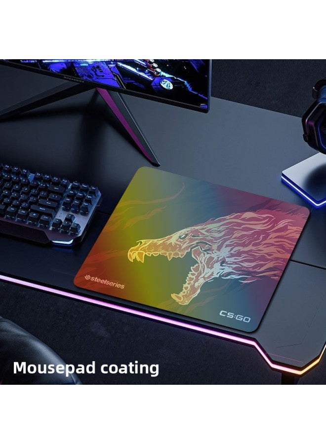 Firewire Competition Streamers Rainbow Magic Coated Coated Game Super Large Small Size Mouse Pad No Edge Fps E-Sports-Color:420*490*4-Pattern:23  - Image 1