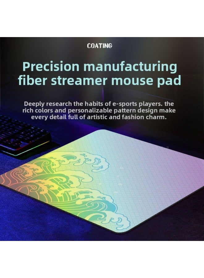 Firewire Competition Streamers Rainbow Magic Coated Coated Game Super Large Small Size Mouse Pad No Edge Fps E-Sports-Color:420*490*4-Pattern:23  - Image 2