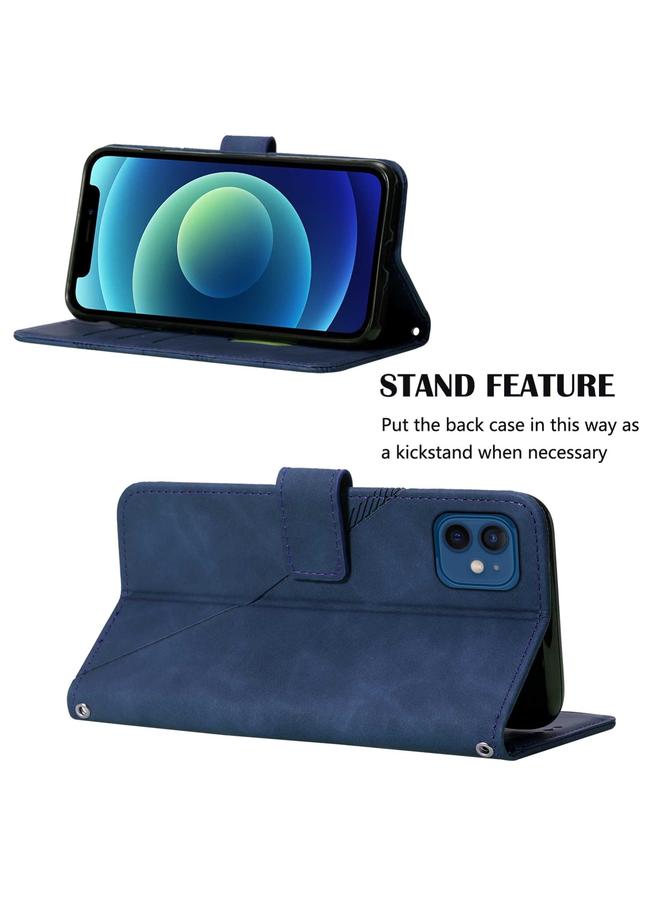 S-TOP Case For iPhone 12 mini Crossbody 3D Embossed Flip Leather Phone Case - Image 5