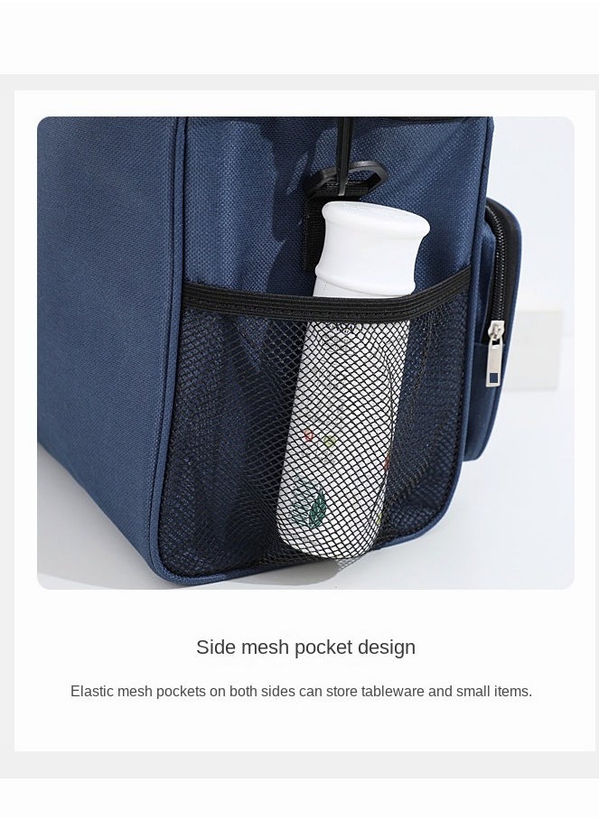 Mi VAZA - Insulated Lunch Bag - Large Capacity - Leakproof Cooler Bag with Adjustable Shoulder Strap - Reusable Lunch Box for Student, Men, Women, Outdoor, Office, Picnic - Image 1