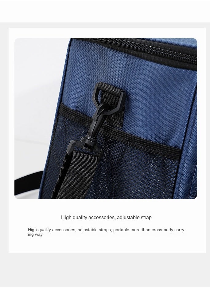 Mi VAZA - Insulated Lunch Bag - Large Capacity - Leakproof Cooler Bag with Adjustable Shoulder Strap - Reusable Lunch Box for Student, Men, Women, Outdoor, Office, Picnic - Image 1