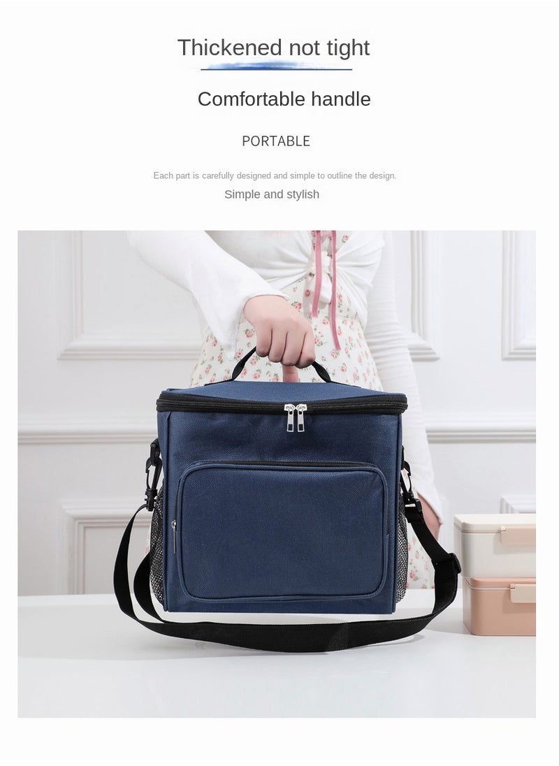 Mi VAZA - Insulated Lunch Bag - Large Capacity - Leakproof Cooler Bag with Adjustable Shoulder Strap - Reusable Lunch Box for Student, Men, Women, Outdoor, Office, Picnic - Image 1