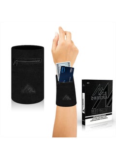 Wrist Wallet (Wristband) With Zipper For Running Walking Basketball Tennis Hiking Workout And More (Long Black) - pzsku/Z6FD10653B93FFB1C46DBZ/45/_/1701152851/ada0f9a6-e25d-40f2-a394-82acb45bc6f6