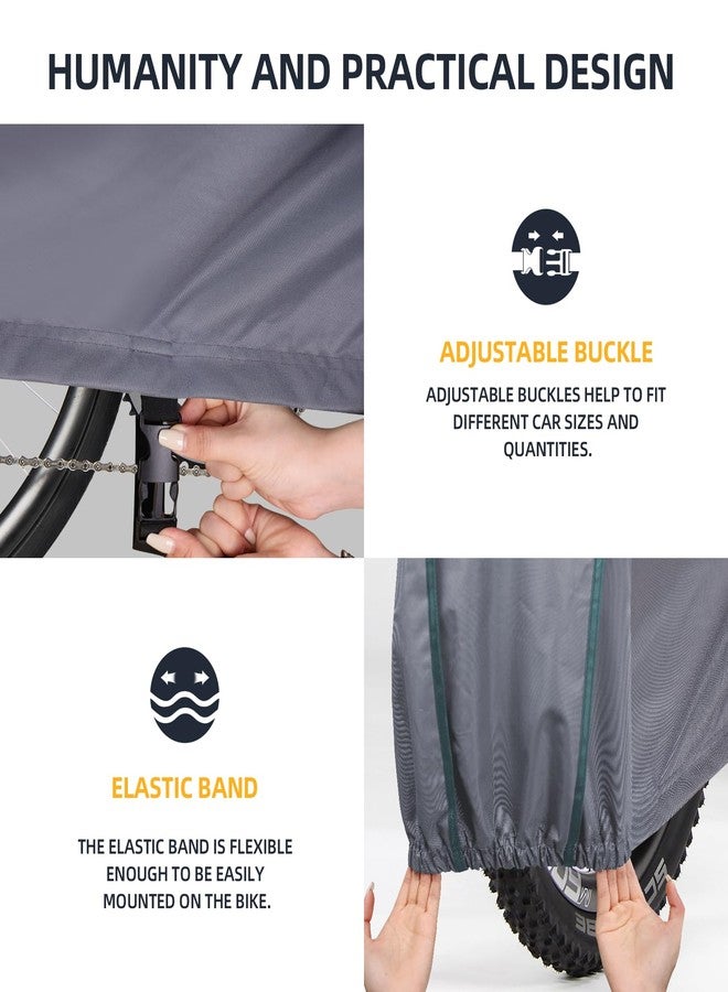PALON Bicycle Covers Outdoor Storage Waterproof, PALON M Size Bike Cover Waterproof Outdoor, Covers for 1-3 Bikes, Ebike Cover for Outdoor - Image 5