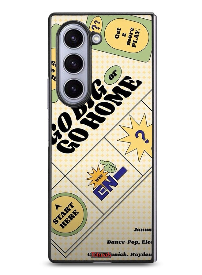 Tolwak Samsung Galaxy Z Fold6 Protective Case Cover Go Big Or Go Home - Image 1