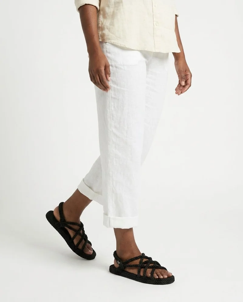 نومادك ستات اوف مايند JC Black Rope Sandals with Rubber Sole