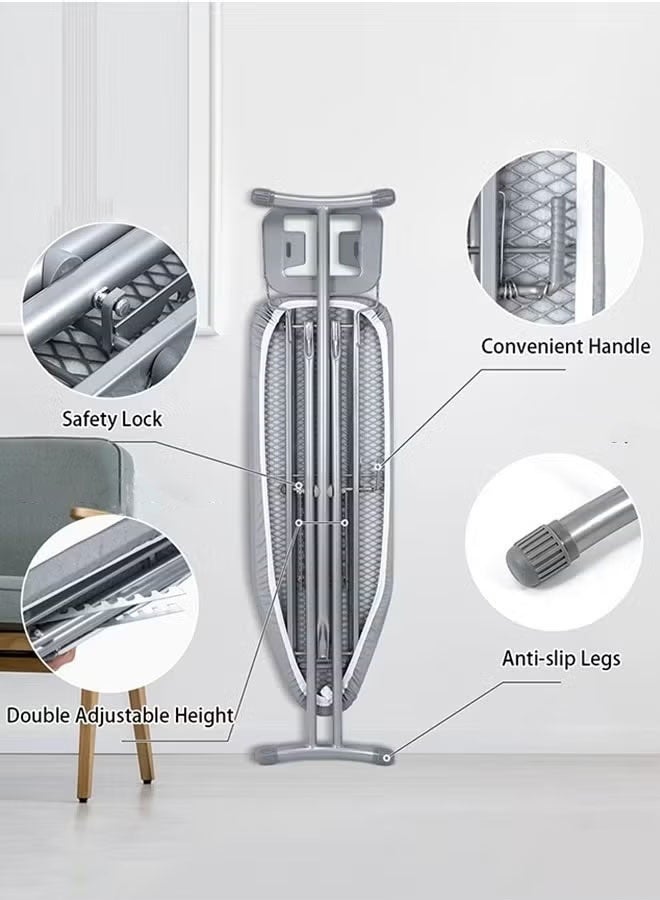 Cady One Ironing board and table with a Grey heat-resistant cover. Fabric size: 102 x 33 cm - Image 4