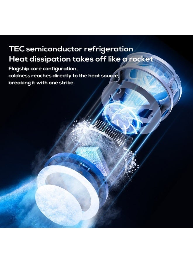 Memo مروحة رادياتور LED ملونة MEMO CX16 للهواتف والأجهزة اللوحية - تبريد سريع وفعال - Image 4