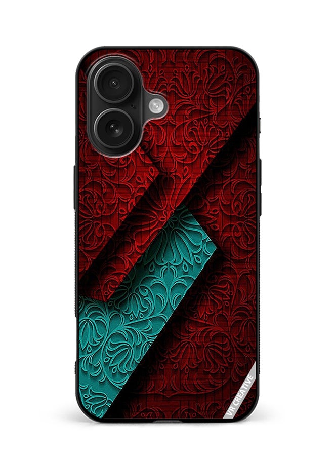 Protective Case Cover For Apple iPhone 16 Texture Design Multicolour
