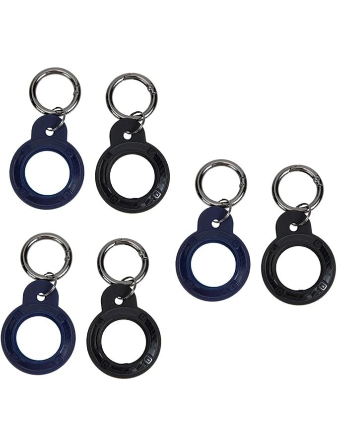 Protective Air Tag Covers 3 Sets Black Blue 82x40mm Fit Airtag - Image 1