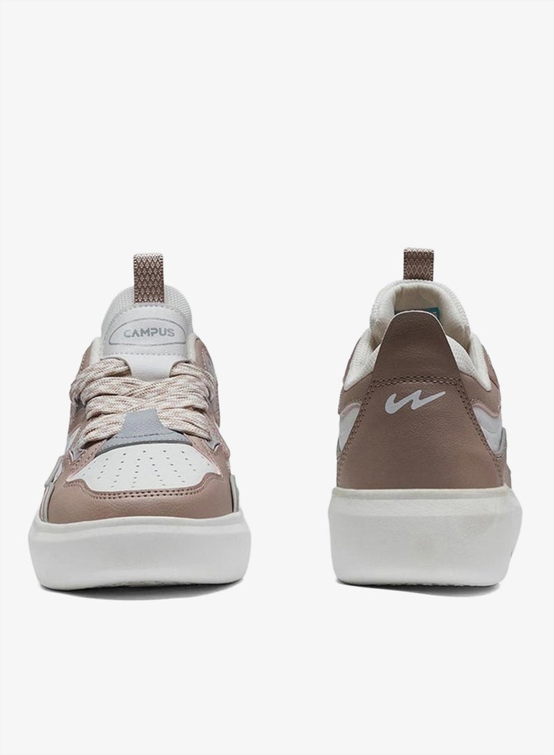 CAMPUS Women’s Cute Low Top Sneakers – Stylish Color-Block Design Shoes with Patterned Lace Detailing - Image 3